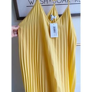 She & Sky Yellow Maxi Dress NWT